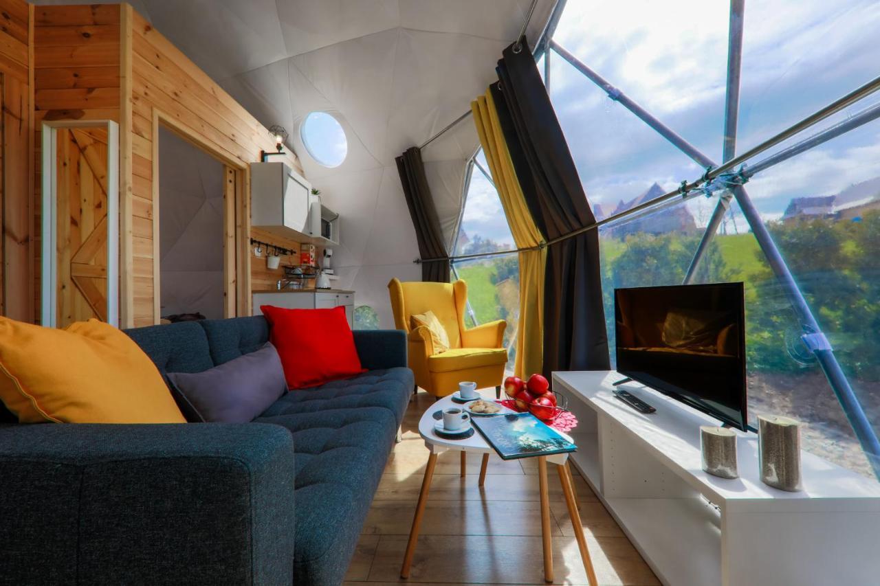 Bed and Breakfast Glamping Gliczarow Klapnioki Lesnica  Экстерьер фото
