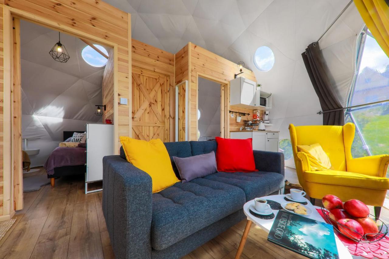 Bed and Breakfast Glamping Gliczarow Klapnioki Lesnica  Экстерьер фото