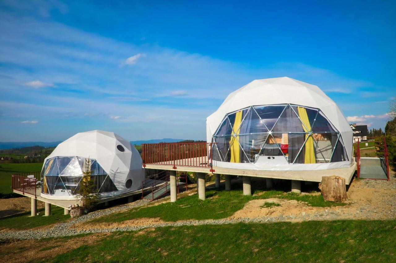 Bed and Breakfast Glamping Gliczarow Klapnioki Lesnica  Экстерьер фото