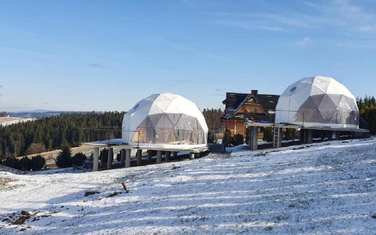 Bed and Breakfast Glamping Gliczarow Klapnioki Lesnica  Экстерьер фото